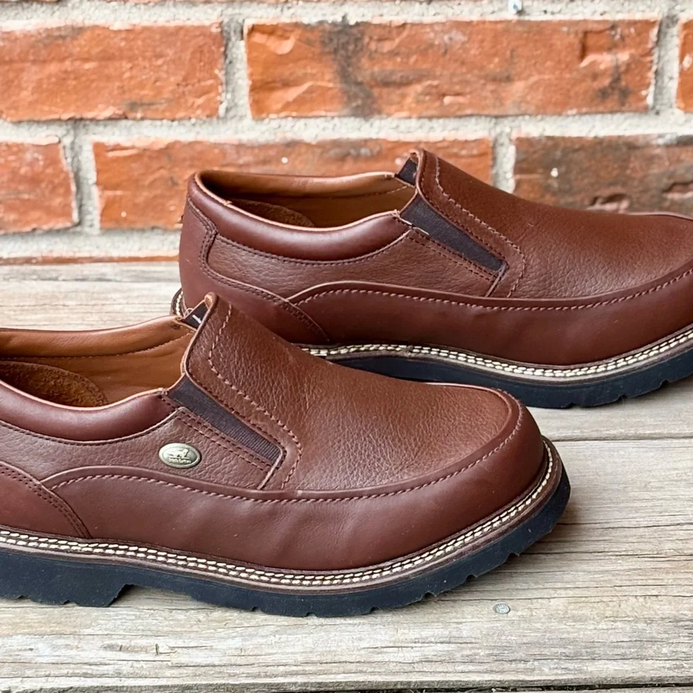Red Wing Irish Setter 1880 Trail Walker Brown Leather Slip On Shoes Sz 11.5EE - Picture 4 of 9